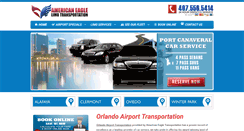 Desktop Screenshot of americaneaglelimotransportation.com